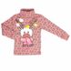 Водолазка детская«ХЕППИ» розового цвета на девочку, олень с шарфиком, Розовый, 26, 2 года, 92см