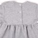 Сукня трикотажна на дівчинку «КЕНДІ» сірого кольору, Сірий, 24, 1,5 роки, 86см
