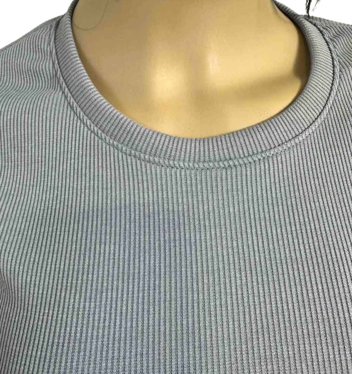 Комплект женский футболка с шортами мустанг рубчик серого цвета, Бузковий, Серый, 48