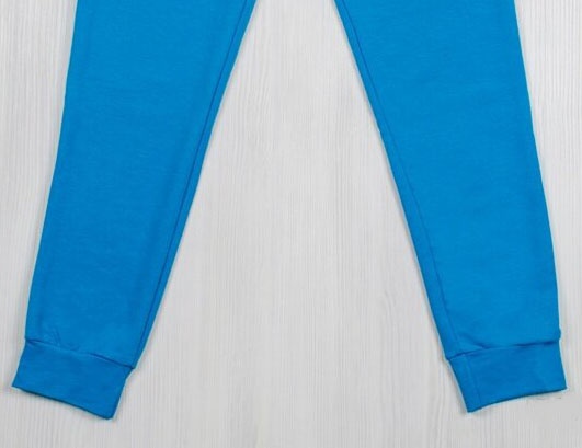 Штани «БАРБАРА» двонитка блакитного кольору, Блакитний, 42, 16 років