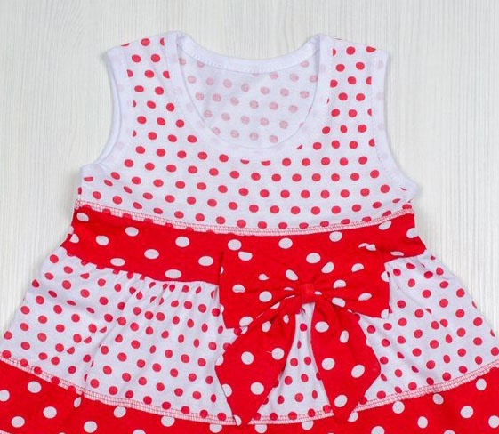 Дитячі трикотажні сукні для дівчинку. Дитяча сукня на дівчинку «БЕЛЛА» кулір червоного кольору. ТМ «Пташка Украина»
