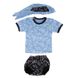 Комплект футболка+труси на памперс кулір блакитного кольору, Блакитний, 24, 6-9 місяців, 68-74см