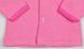 Кофта з коміром начісна махра рожевого кольору, Рожевий, 18, 0-1,5 місяці, 50-56см