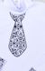 Блуза «БЛАНКА» з візерунком краватки інтерлок, Білий, 34, 8-9 років, 128-134см