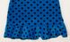 Сарафан "АВГУСТИНА" велюр голубого цвета, Голубой, 24, 1,5 года, 86см