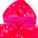 Комбінезон «ЗІРОЧКА» рожевого кольору рвана махра, Рожевий, 18, 0-1,5 міс, 50-56см