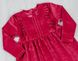 Сукня «Кенді» велюр малинового кольору, Малиновий, 24, 1,5 роки, 86см