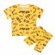 Комплект футболка + трессы фулликра жёлтого цвета, Жёлтый, 34, 8-9 лет, 128-134см