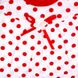 Трикотажная пижама на девочку «БРУСНИЧКА» кулир в красный горошек, Красный, 32, 7-8 лет, 122-128см