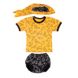 Комплект футболка+труси на памперс кулір помаранчевого кольору, Помаранчевий, 24, 6-9 місяців, 68-74см