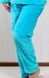 Піжама «ЕЛЬ КОРАСОН» рвана махра бірюзового кольору, Бірюзовий, 42, 16 років