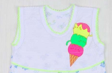 Детская ночная рубашка без рукава жатка салатового цвета, Салатовый, 36, 9-10 лет, 134-140см