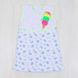 Детская ночная рубашка без рукава жатка салатового цвета, Салатовый, 36, 9-10 лет, 134-140см
