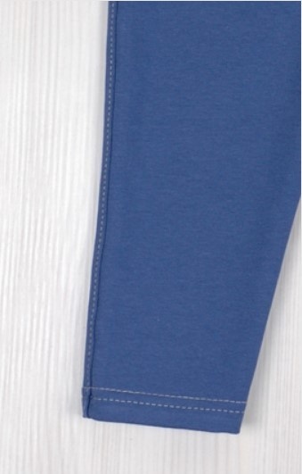 Брюки «ФЛЕШ» дорожно-синего цвета двухнитка, Синий, 32, 7-8 лет, 122-128см