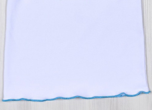 Вишиванка дівчинка короткий рукав інтерлок блакитного кольору, Блакитний, 40, 13-14 років, 152-158см