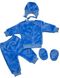 Костюм «ПУШИСТИК» рваная махра голубого цвета, Голубой, 20, 1,5-3 месяца, 56-62см