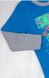 Батник «СМАЙЛ» інтерлок блакитного кольору, Блакитний, 28, 3-4 роки, 98-104см