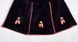 Юбка «МАРИЧКА» велюр черного цвета, Черный, 28, 3-4 года, 98-104см