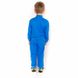 Костюм трикотажный на мальчика «МЕГАПОЛИС» начес синего цвета, Синий, 26, 2 года, 92см