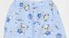 Ползуны на резинке кулир синего цвета, Синий, 26, 9-12 месяцев, 74-80см