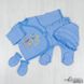 Комплект «ЛАДУШКИ» интерлок голубого цвета, Голубой, 18, 0-1,5 месяца, 50-56см