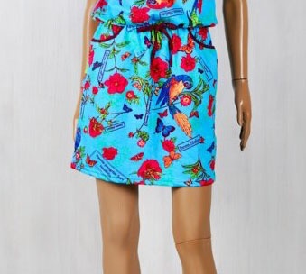 Жіночі трикотажні сукні. Сукня «МЕЛІНДА» реактив бірюзового кольору. ТМ «Пташка Украина»
