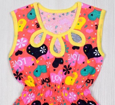 Дитячі трикотажні сукні для дівчинку. Сукня «ДІАНА» кулір світло-рожевого кольору. ТМ «Пташка Украина»