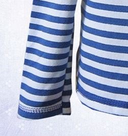 Батник «БОЦМАН» синего цвета стрейч-начес, Синий, 28, 3-4 года, 98-104см