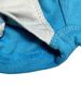 Трусы-боксеры однотонная рибана серого цвета с синими вставками, Серый, 34, 8-9 лет, 128-134см