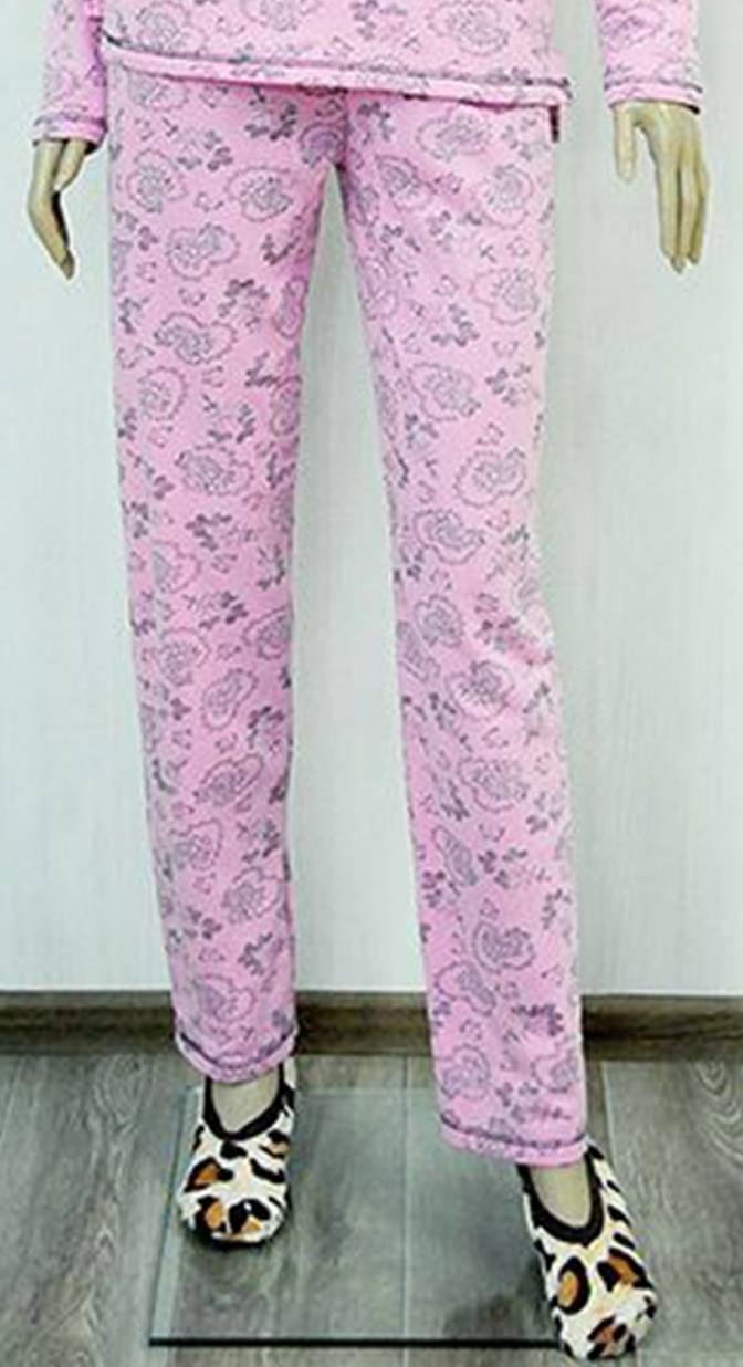 Пижама «АНЕТТИ» начес розового цвета, Розовый, 40-42