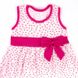 Платье «НИКА» кулир розового цвета, Розовый, 26, 2 года, 92см