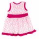 Платье «НИКА» кулир розового цвета, Розовый, 26, 2 года, 92см