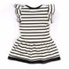 Платье трикотажное для девочки фулликра с чёрным кружевом, 32, 7-8 лет, 122-128см