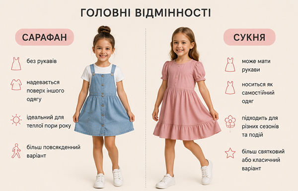 Літня дитяча сукня чи сарафан