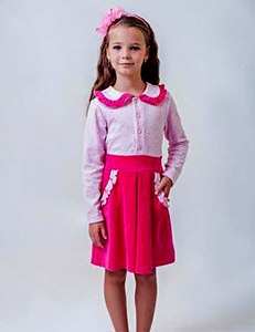 Купить трикотажную юбку на девочку в интернет магазине