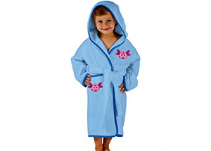 Теплые детские трикотажные халаты для мальчика