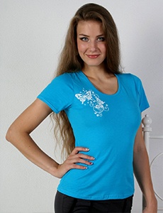 Купити жіночу трикотажну футболку в Україні недорого