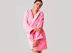 Купить женский халат из трикотажа оптом недорого