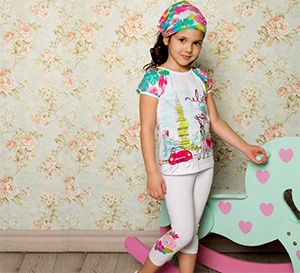 Купити дитячі лосини для дівчаток оптом в Україні